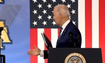 Biden shakes air